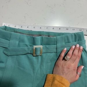 Teal green Betabrand capris